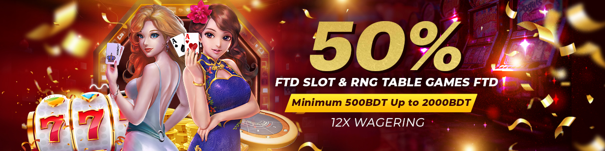 50% FTD Slots & RNG Welcome Bonus